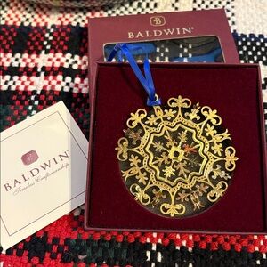 🆕BALDWIN “Grenoble” Ice Flower Brass Ornament